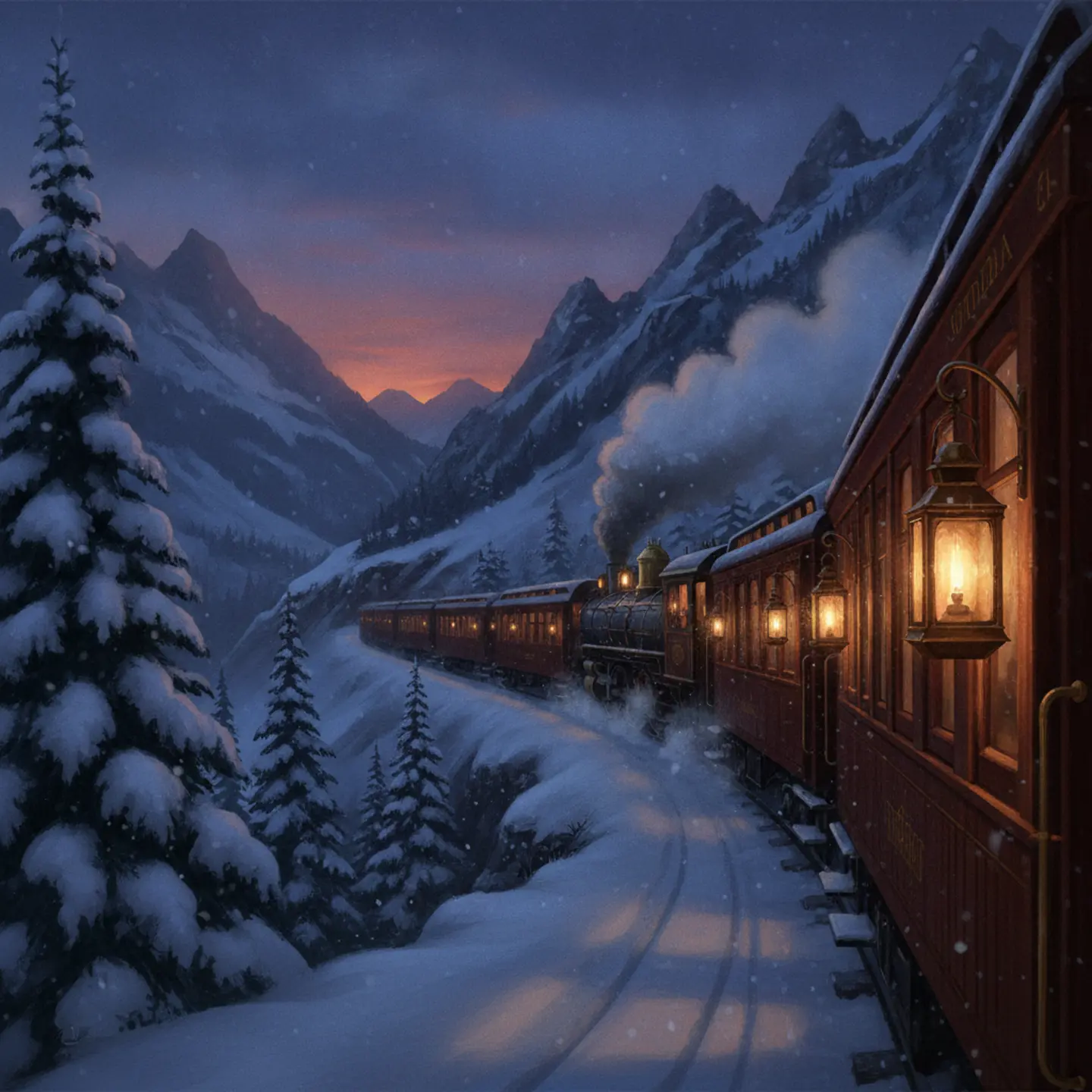Alpine Steam Train